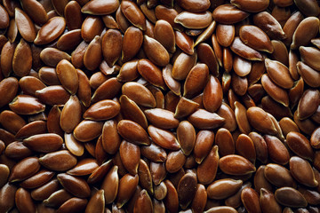 Flax seeds macro Background