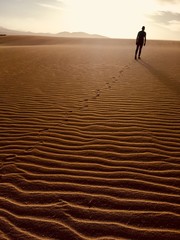 men on the desert