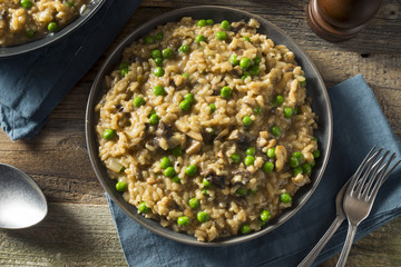 Homemade Savory Mushroom Risotto