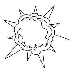  Spica icon, outline style