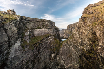 Fototapeta na wymiar The cliffs of Mizen Head, Cork, Ireland