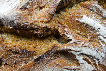 Bread texture, close up view.