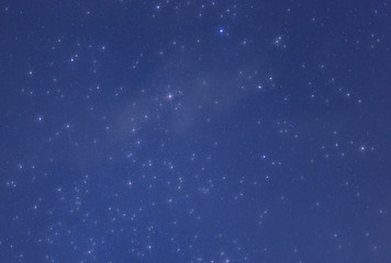 Thin cloud in front of the stars