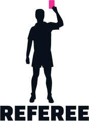 Referee shilhouette job title