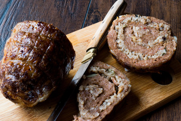 Turkish Meat Roll Seftali Kebab