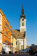 Obraz premium Baja streets with Church