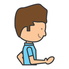cartoon man icon