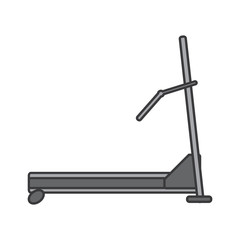 Gym treadmill machine icon