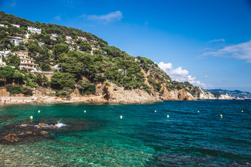 Seascape at Costa Brava, Catalonia, Spain