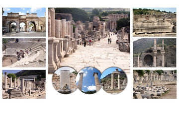 Ephesus is a historical place from Roman Empire, İzmir- Turkey