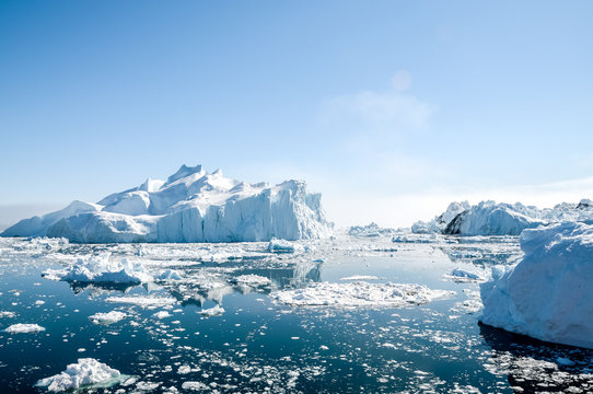 Ice Bergs in Greenland
