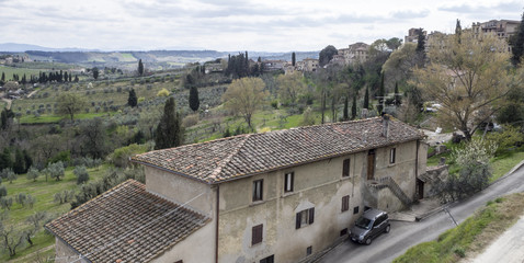 tuscany landscape Italy