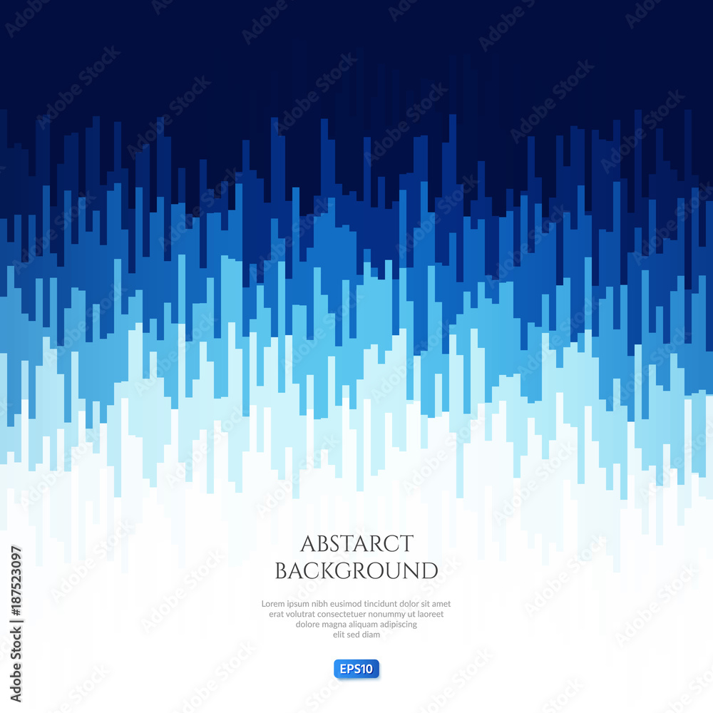 Poster abstract image with geometrical patterns. change the level of the audio signal. sound vibrations.