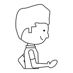 Obraz premium cartoon man icon