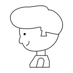cartoon man icon