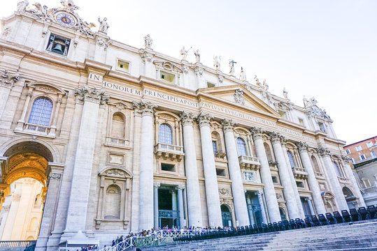 St Peter's Basilica in Vatican City, Italy
