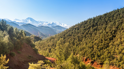 Ourika Valley landscapes, Morocco