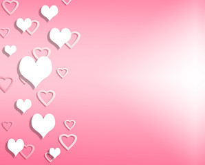 Valentine's day abstract background