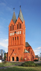 Church of the Andrew Bobola in Swiecie. Poland