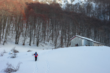 Rifugio la Fossa, Monte Terminillo, Rieti, Lazio, Italia