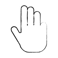 Obraz premium human hand icon