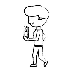 cartoon man  icon