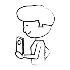 cartoon man  icon