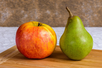 Apple and pear