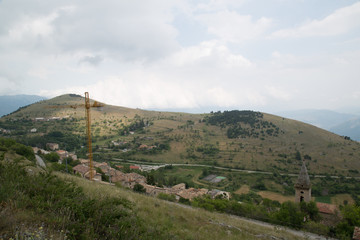 Fototapeta na wymiar Calascio, Abruzzo