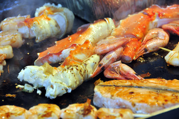 fish market of Bergen Norway