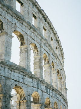 Beautiful&Atilde;&brvbar;view of ancient amphitheater