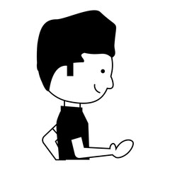 cartoon man icon