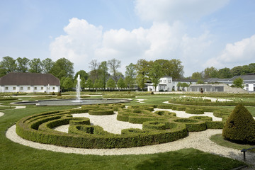 Schlosspark in Schloss Neuhaus, Paderborn, NRW, Castle park in Schloss Neuhaus, Paderborn, NRW