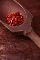 harissa spice mix - morrocan red hot chilles mixed