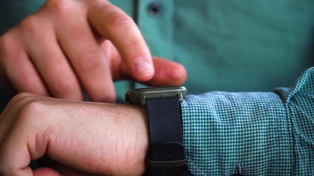 man use smart watches