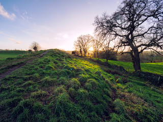  winter countryside morning,Northern Ireland
