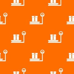 Shop scales pattern seamless