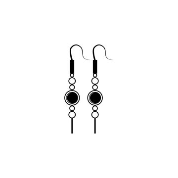 recommend clip art: earrings icon. Jewelry Icon. Premium quality graphic design. Signs, outline symbols collection, simple icon for websites, web design, mobile app