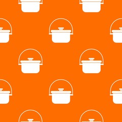 Cooking cauldron pattern seamless