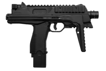 pneumatic pistol isolated on white