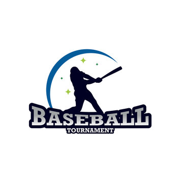 Baseball Logo Template Design Vector, Emblem, Design Concept, Creative Symbol, Icon