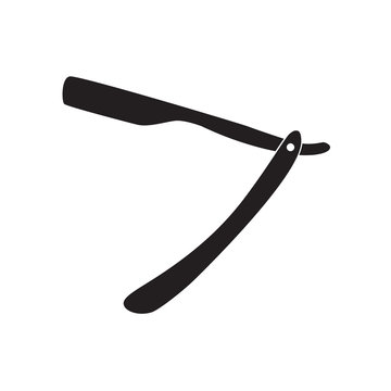 recommend clip art: straight razor blade icon- vector illustration