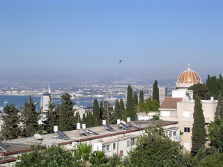 Naklejka premium Haifa urban landscape 2004