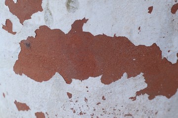 Vintage wallpaper peeling paint