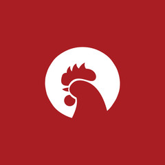 Rooster Logo Vector Template Design