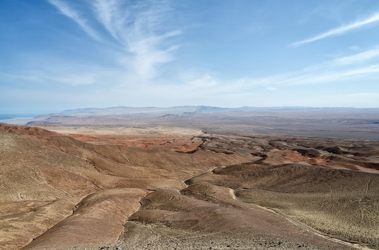 Shapes and colors of desert