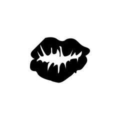 a trace of lipstick icon. Lovers icon. Wedding element icon. Premium quality graphic design. Signs, symbols collection icon for websites, web design, mobile, info graphics