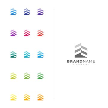 BUILDING & APARTEMEN LOGO TEMPLATE