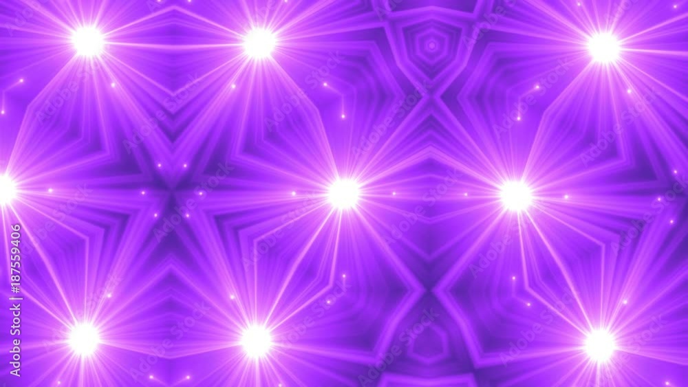 Poster vj fractal kaleidoscope background. background motion with fractal design. seamless loop