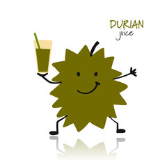 Durian, funny character for your design